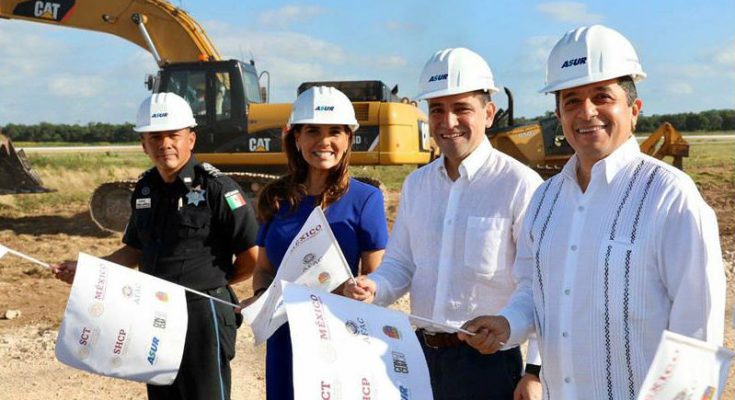 Inician obras de construcción y ampliación en aeropuerto de Cancún